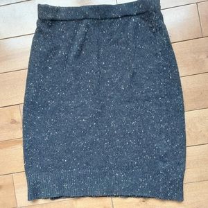Knitz For Love of Lemons navy skirt Size Small